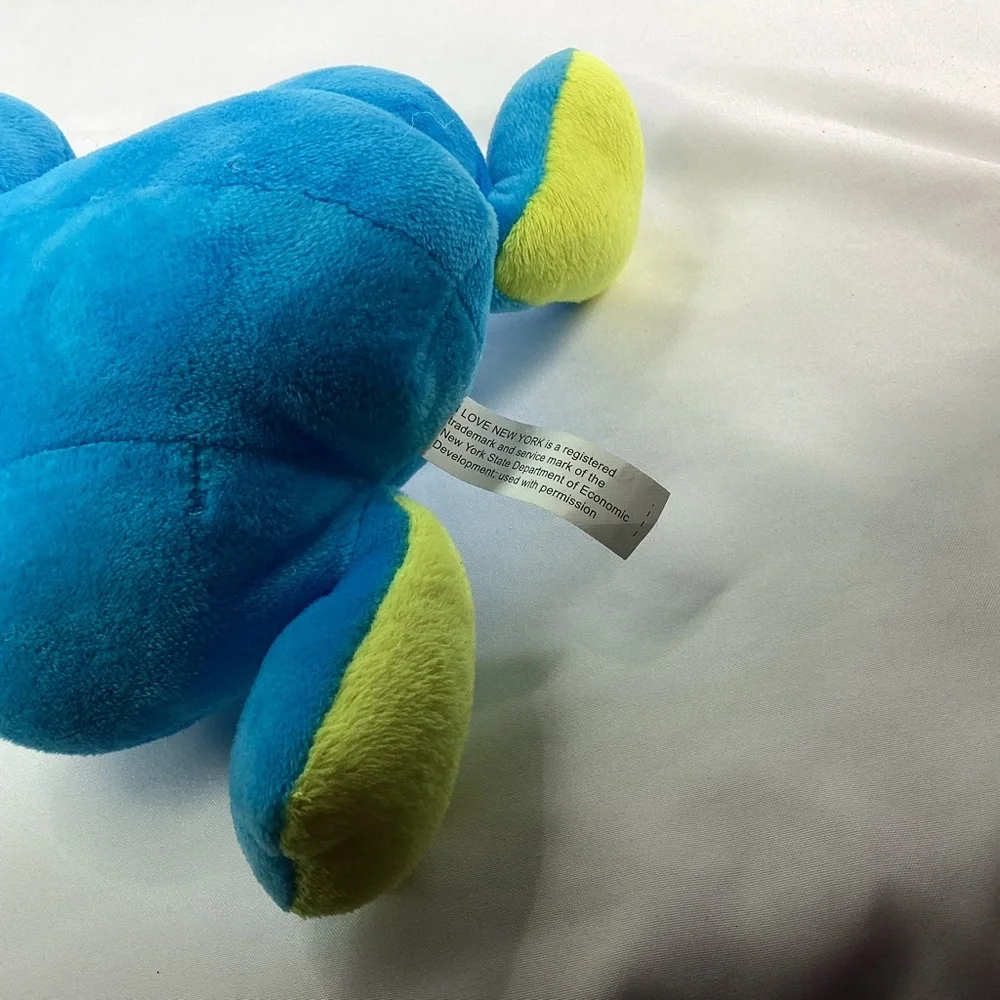 I ❤️ Love New York Blue Frog Plush New York State Department Of Economics Small - Picture 7 of 9